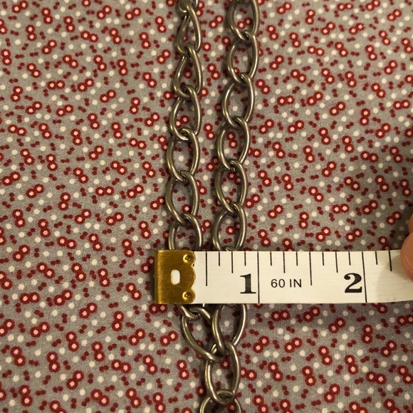 Vintage Large Brown Cross Pendant Necklace - Picture 10 of 11